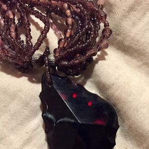 One of a kind vintage amethyst necklace